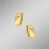 Exquisite Klappcreolen mit 6 Brillanten