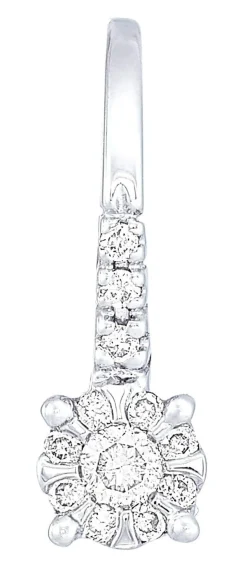 Exquisite Ohrringe mit 24 Brillanten