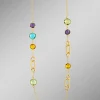 Farbenfrohe Eleganz: Halskette mit Quarzen