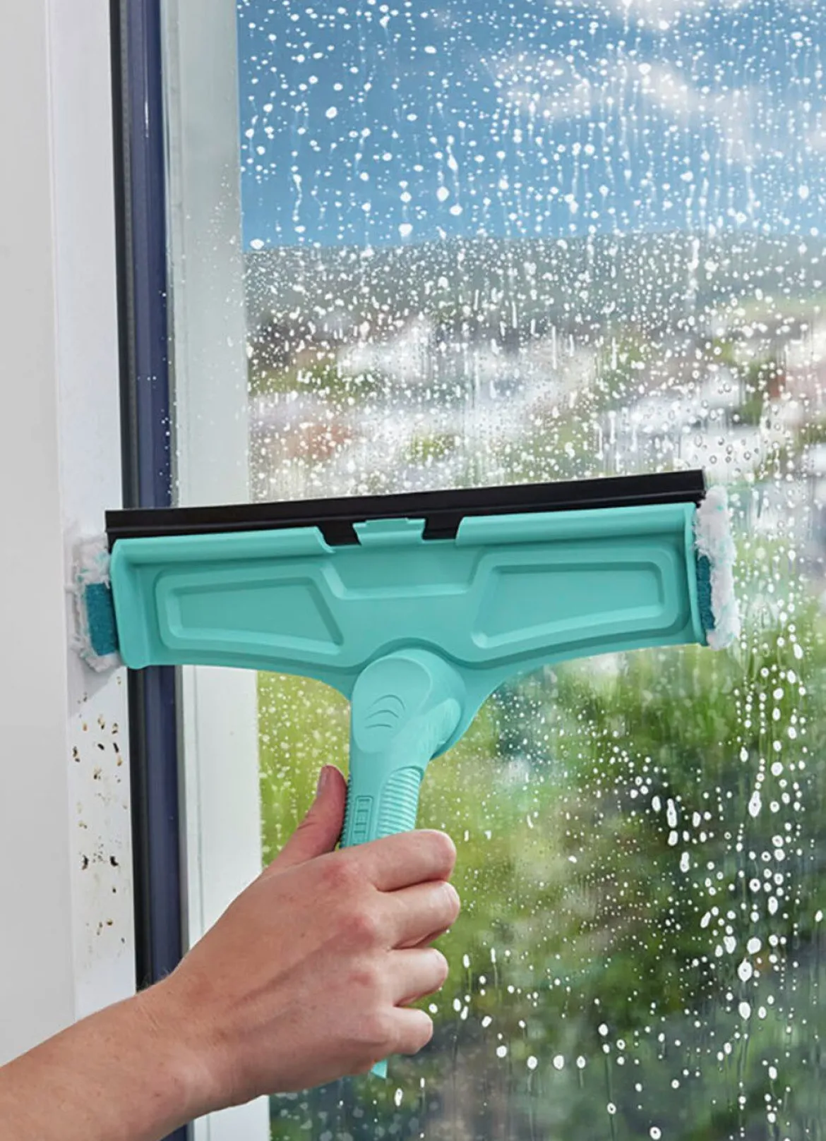 Fenster-& Rahmenwischer 4in1