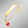 Figaroketten-Armband mit Marienkäfer