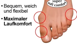 Flexibler Slipper mit elastischem Einschlupf