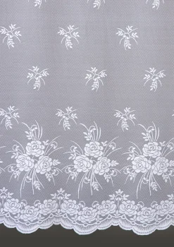 Floral dessinierter Store mit Universalschienenband