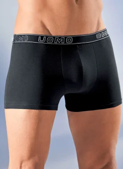 Fünferpack Pants, uni mit Elastikbund