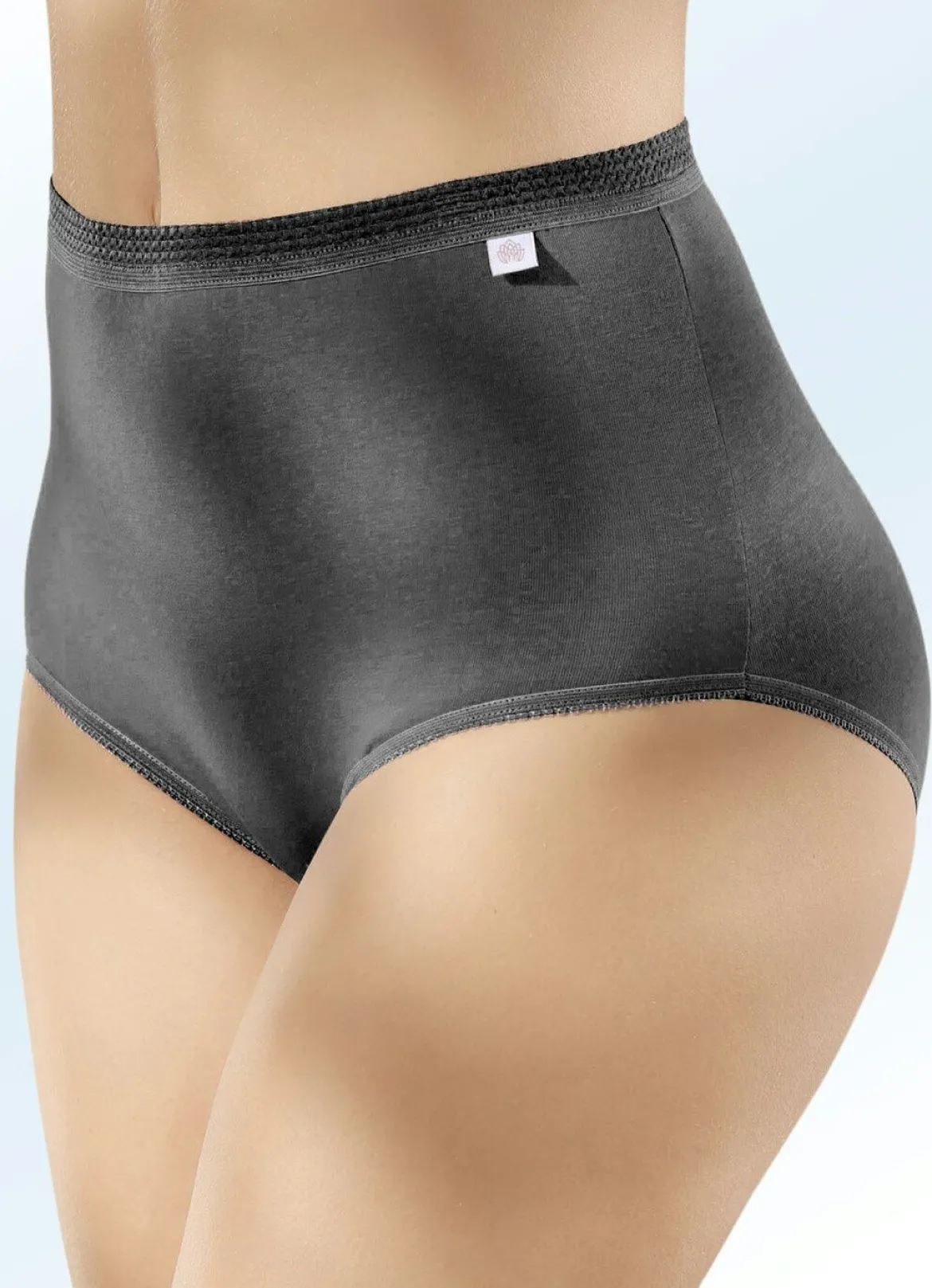 Fünferpack Slips mit elastischen Abschlüssen