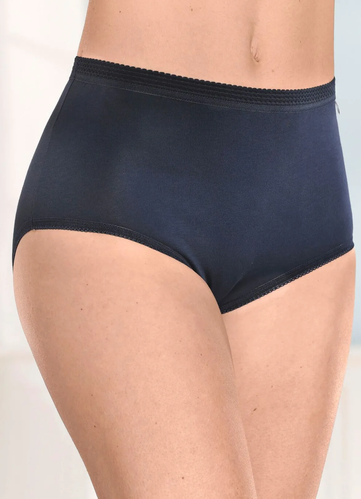 Fünferpack Slips mit elastischen Abschlüssen