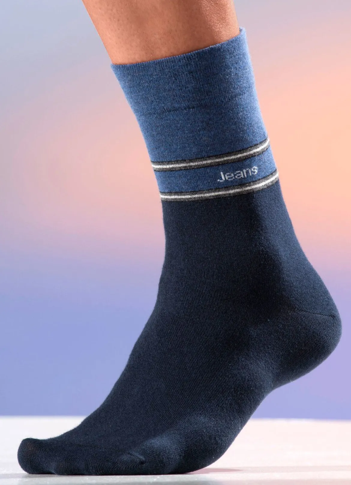 Fünferpack Socken mit druckfreiem Bund