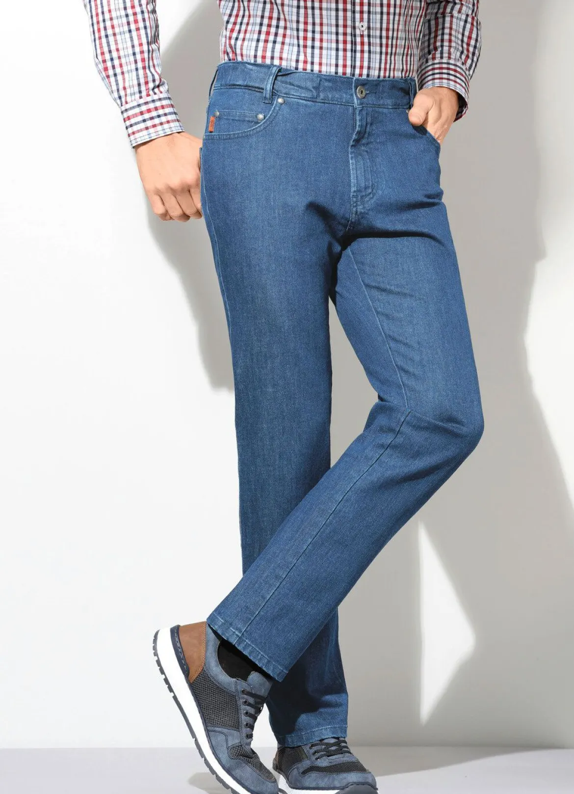 "Francesco Botti"-Jeans mit Komfortbund in 3 Farben