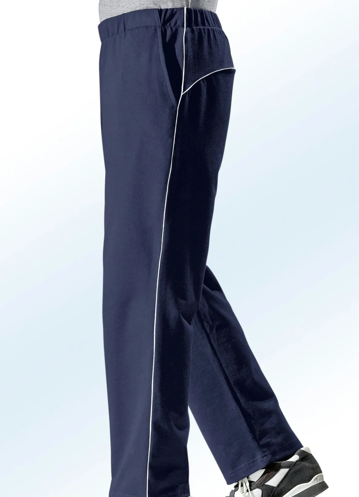 Freizeithose mit Zierpaspeln