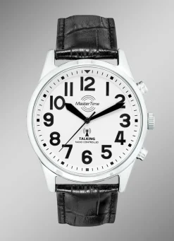 Funk-Herrenuhr mit sprechender Zeitansage