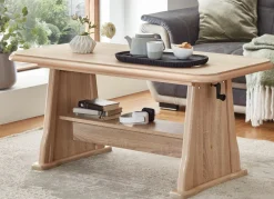 Funktionaler Couchtisch mit großem Ablageboden