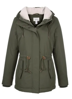 Funktionsjacke mit fester Kapuze