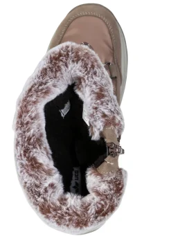 Gefütterte Damen-Stiefel, Winterschuhe, mit Reißverschluss