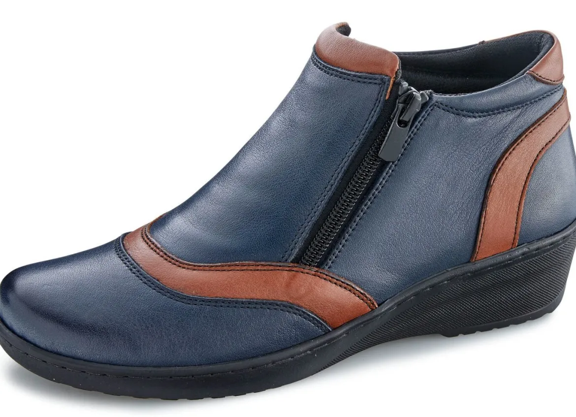 Gemini, bequeme Damen-Boots, Weite H, mit herausnehmbarem Fußbett