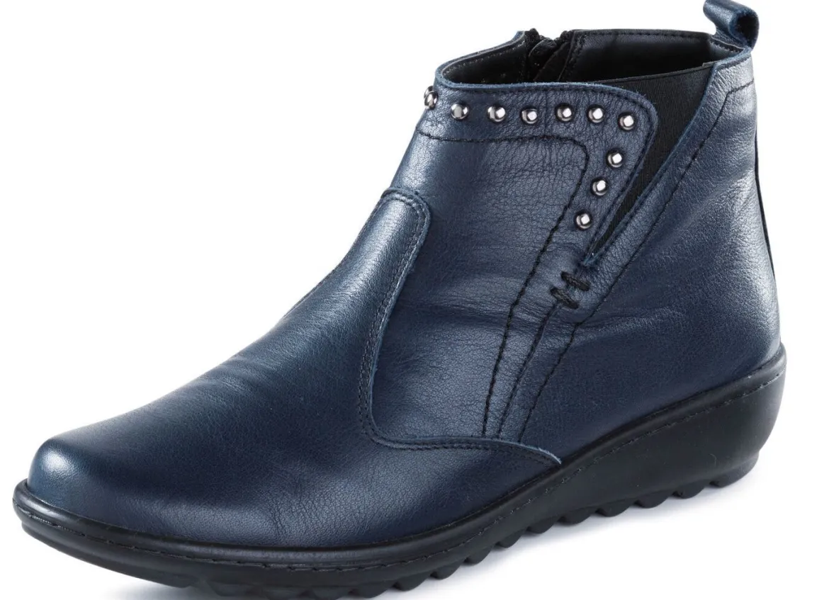 Gemini, bequeme Damen-Boots, Weite G, mit herausnehmbarem Fußbett