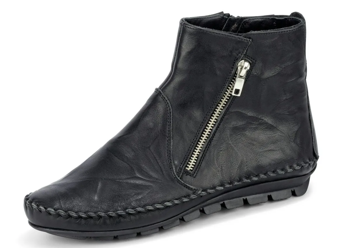 Gemini, bequeme Damen-Stiefeletten, Weite G, mit herausnehmbarem Fußbett
