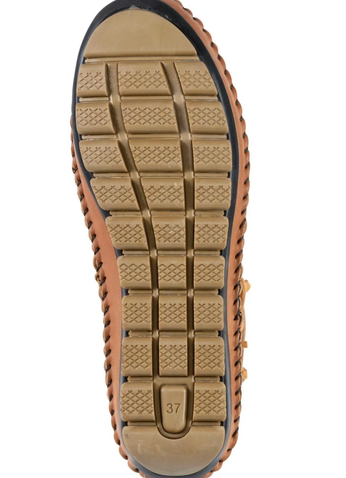 Gemini Mokassin-Stiefelette mit Knitter-Struktur