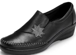 Gemini Slipper mit Leder-Applikation