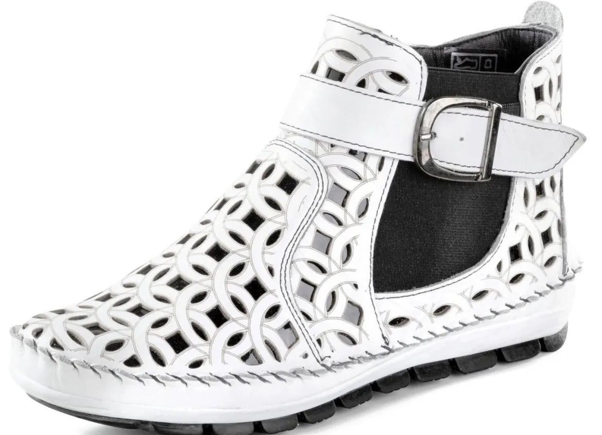 Gemini, sommerliche Damen-Boots, Weite G, mit herausnehmbarem Fußbett