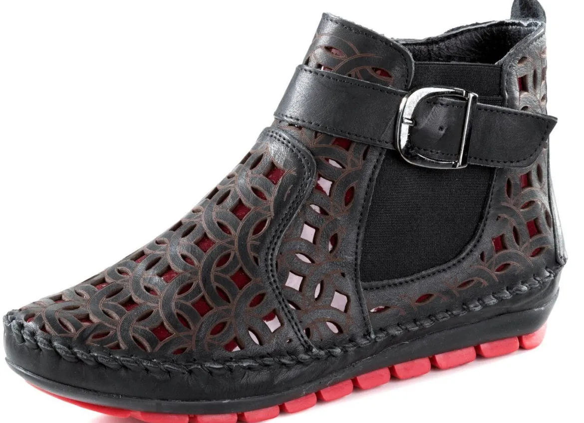 Gemini, sommerliche Damen-Boots, Weite G, mit herausnehmbarem Fußbett