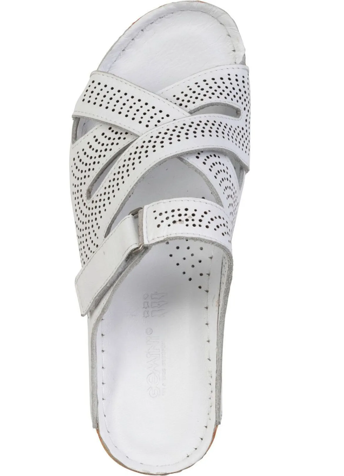 Gemini, sommerliche Damen-Pantoletten, Weite G, aus Leder