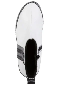 Gemini Stiefelette aus Rind-Nappaleder mit Kontraststreifen