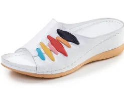 Gemini, trendige Damen-Pantoletten, Weite G, mit Gummizug
