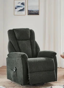Gemütlicher TV-Sessel mit Motor und Aufstehhilfe