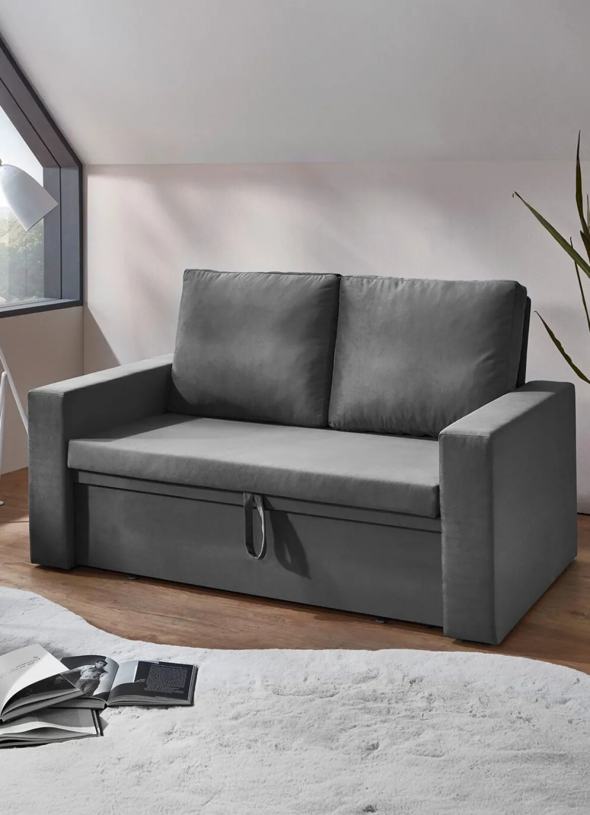 Gemütliches Schlafsofa
