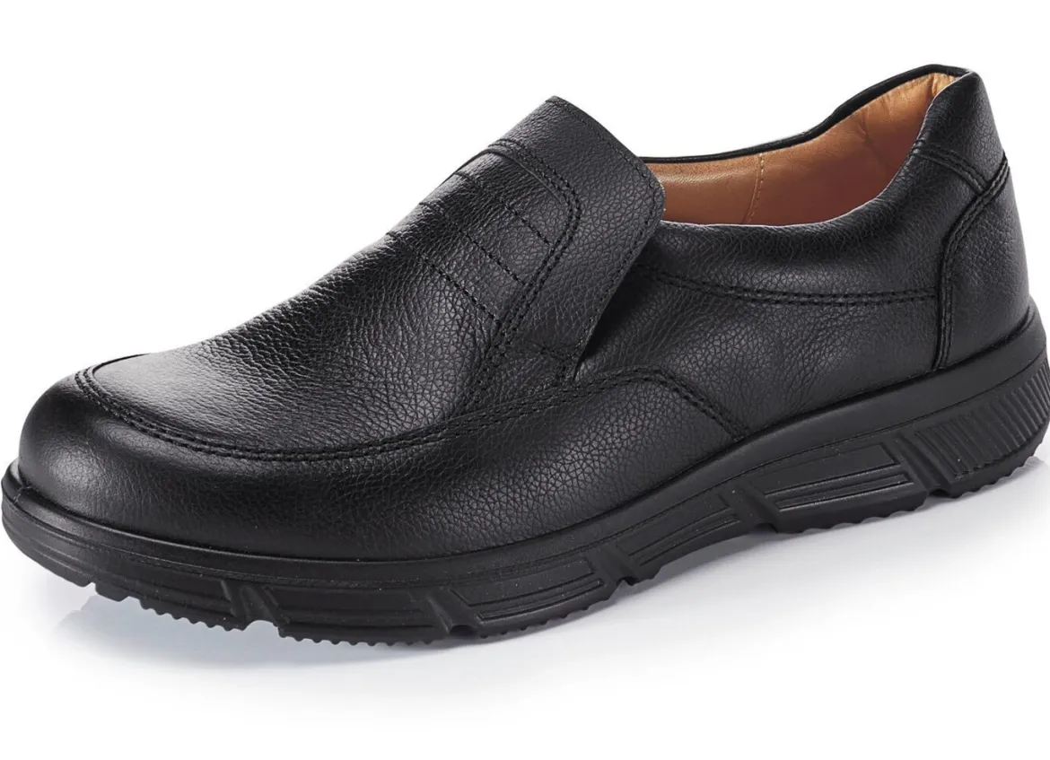 GINO GALANTE, bequeme Herren-Slipper, Weite K, mit herausnehmbarem Fußbett