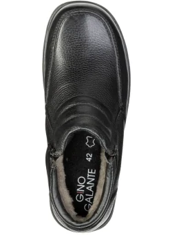 GINO GALANTE, gefütterte Herren-Boots, Winterschuhe, mit Lammfell