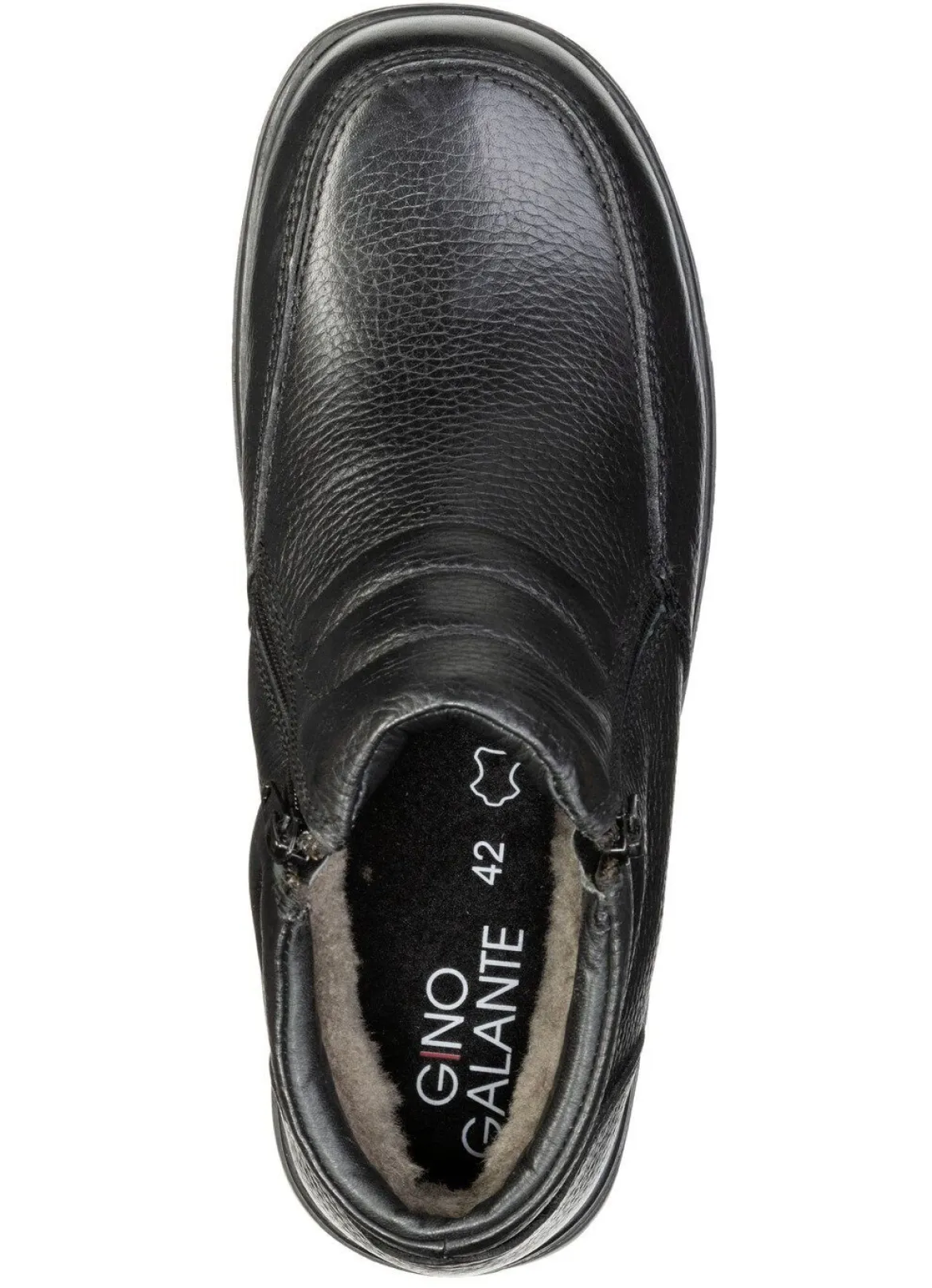GINO GALANTE, gefütterte Herren-Boots, Winterschuhe, mit Lammfell