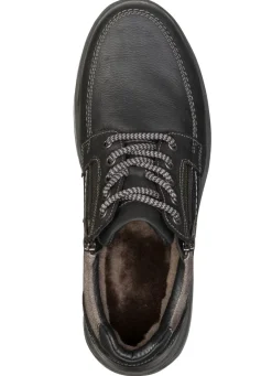 GINO GALANTE, gefütterte Herren-Boots, Winterschuhe, mit Lammfell