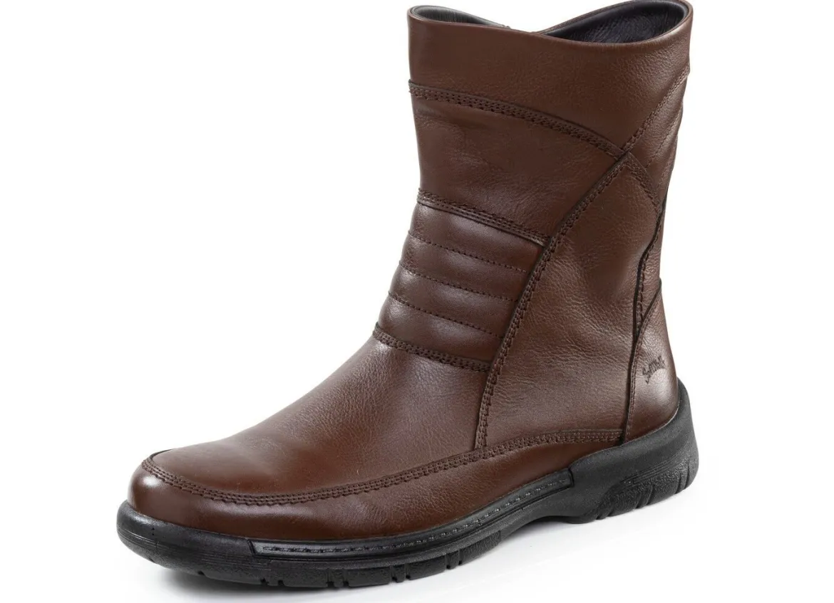 GINO GALANTE, gefütterte Herren-Stiefel, Winterschuhe, mit Lammfell