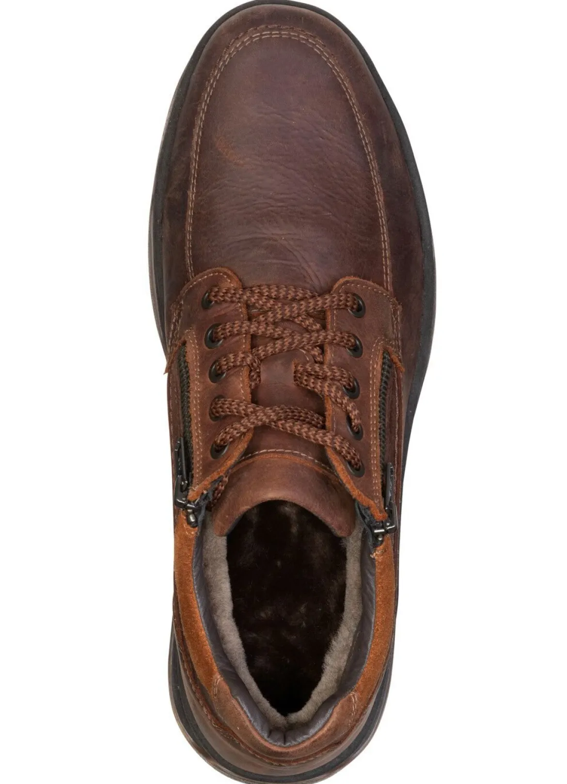 GINO GALANTE, gefütterte Herren-Boots, Winterschuhe, mit Lammfell