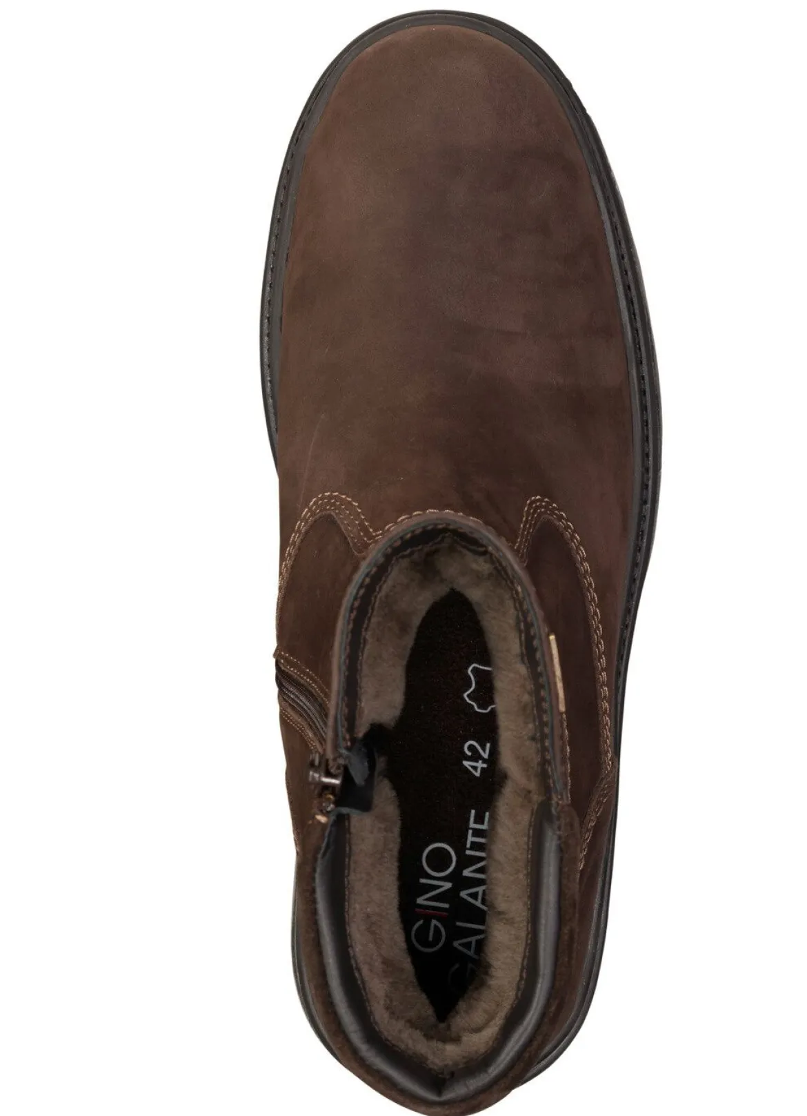 GINO GALANTE, gefütterte Herren-Stiefel, Winterschuhe, mit Lammfell