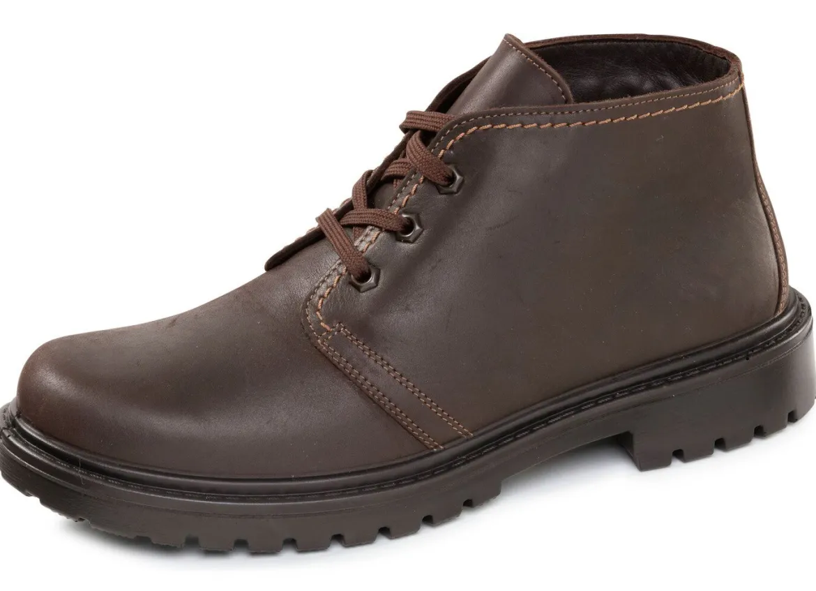 GINO GALANTE, gefütterte Herren-Boots, Winterschuhe, Weite H, mit Lammfell