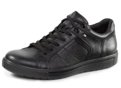 GINO GALANTE Schnürschuh aus Nubukleder mit Kontrastbesätzen