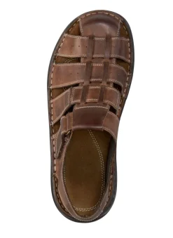 GINO GALANTE, sommerliche Herren-Sandalen, aus Leder