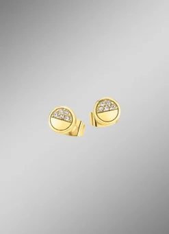 Goldfarbenes Damenuhrset 3-tlg.