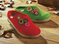 Haflinger Damen-Hausschuhe aus reiner Schurwolle