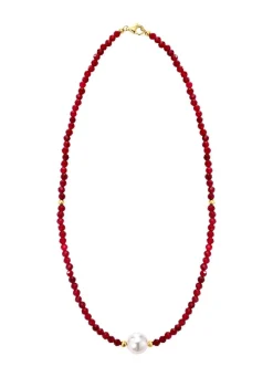 Halskette mit Muschelkernperle