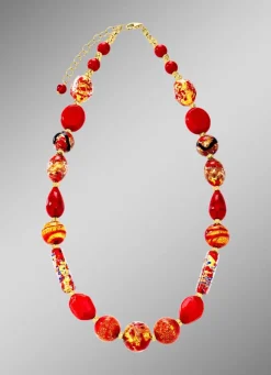 Halskette mit Muranoglas-Perlen