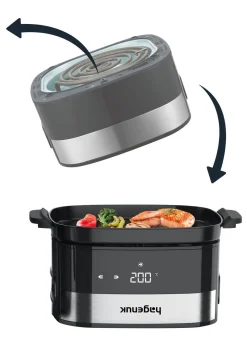 Heißluft-Fritteuse 2-in-1