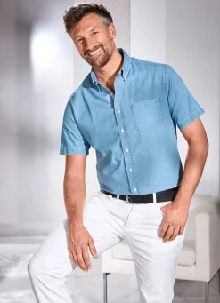 Hemd mit Button-Down-Kragen