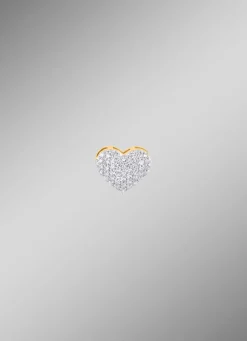 Herz-Anhänger mit 48 Diamanten
