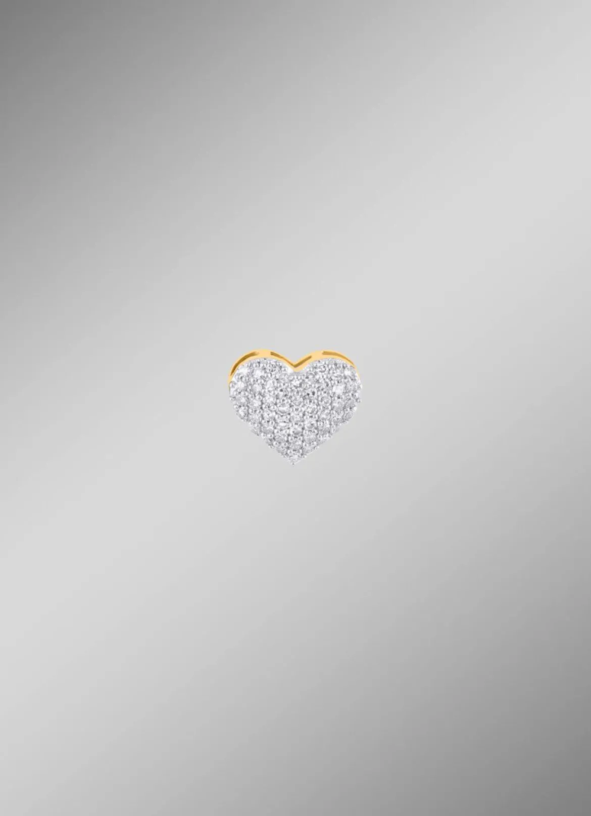 Herz-Anhänger mit 48 Diamanten