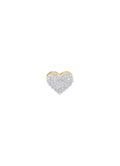 Herz-Anhänger mit 48 Diamanten