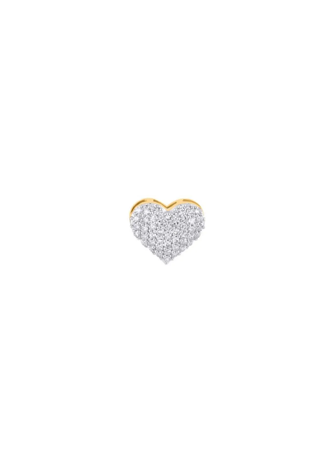 Herz-Anhänger mit 48 Diamanten