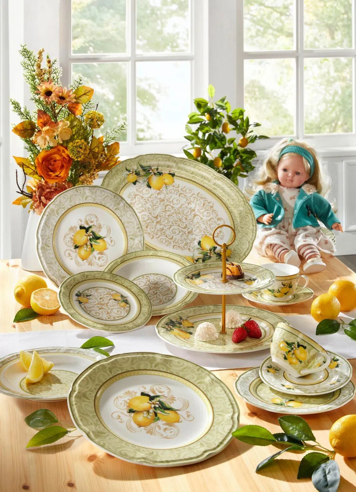 Hochwertige Fine-Bone-China-Porzellan-Serie